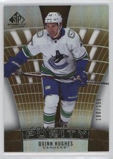 2021-22 Upper Deck SP Game Used Purity Gold 100/150 Quinn Hughes #P-30 1j1a