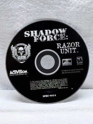 Shadow Force Razor Unit  PC Disc Only Used Condition Video Game