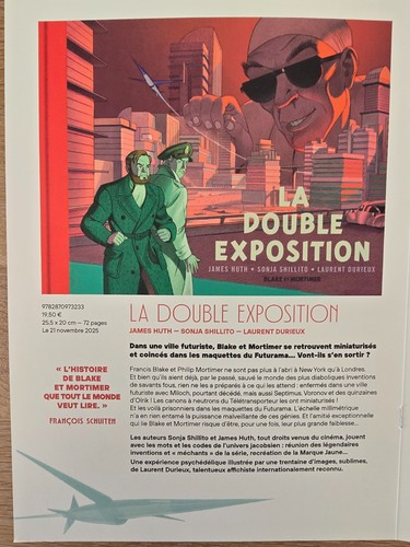 Dossier de presse - Blake et Mortimer - La Menace Atlante - Van Dongen Jacobs - Afbeelding 4 van 8