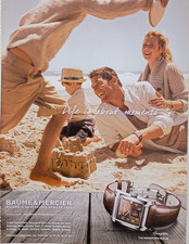 BAUME & MERCIER vintage Print Ad !! " Men Watch "