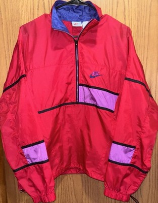 Vintage 90s Half Zip Nike Windbreaker Size Small | eBay