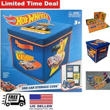 Car Storage Organizer Cube and Playmat Holds 300 Cars Durable for Kids 3