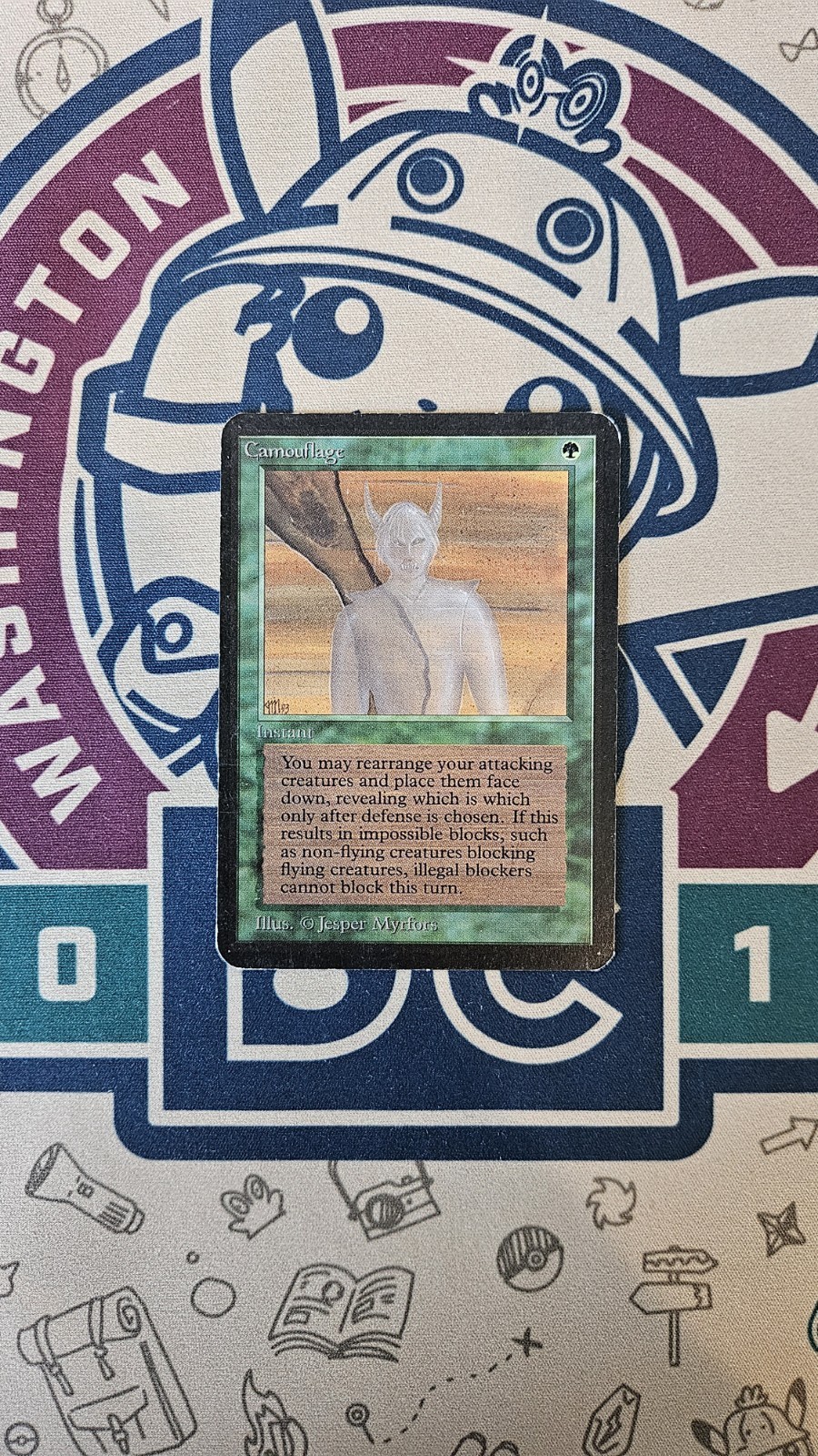 Camouflage Magic The Gathering Alpha MTG Trading Card - Lightly Played