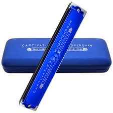 Harmonica 24 Holes Armonica Mouth Organ Polyphonic Harp Mouthorgan Profession...