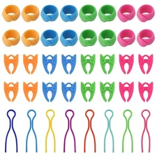 40 PCS Bobbin Thread Spool Savers, Small Clips, Holders, Organizer, Sewing