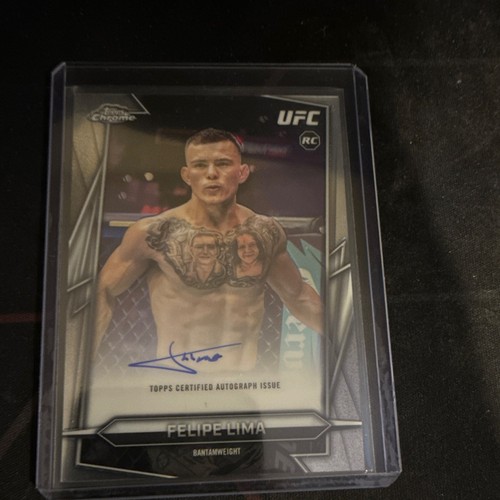 Topps 2026 Chrome UFC Felipe Lima RC Auto BAV-FL Mixed Martial Arts MMA