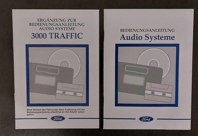 Ford Bedienungsanleitung Audio Systeme Ergänzung 3000 Traffic Betriebsanleitung
