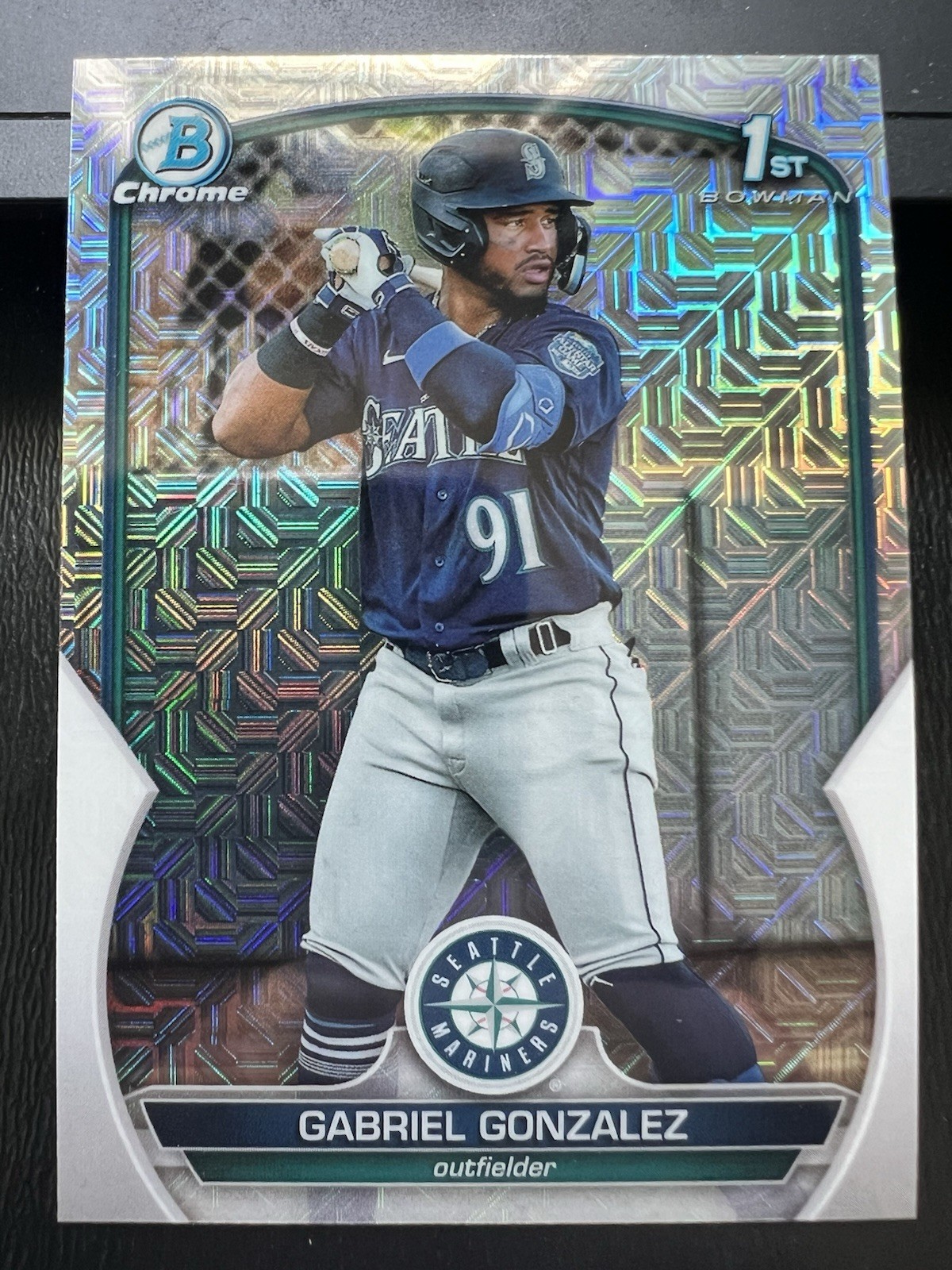 2023 Bowman - Chrome Prospects Gabriel Gonzalez #BCP-133 Mojo Refractor (RC)