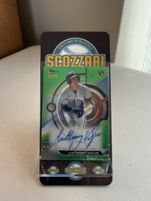 2023 Topps Finest - Finest Autographs Anthony Volpe #FA-AV Green Refractor...