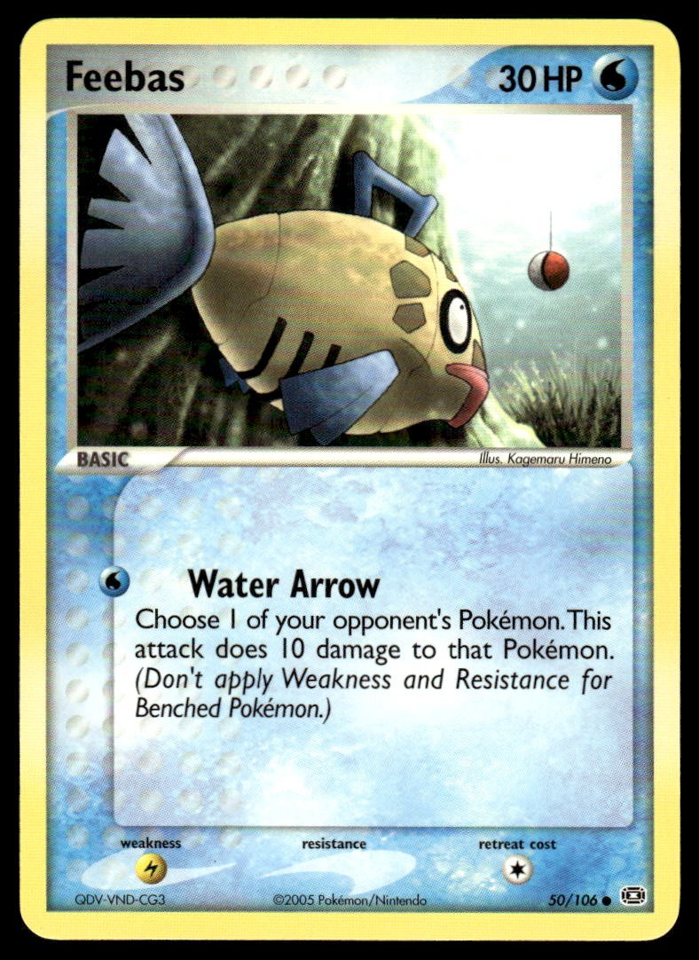 Pokemon TCG Emerald #50/106 Feebas NM