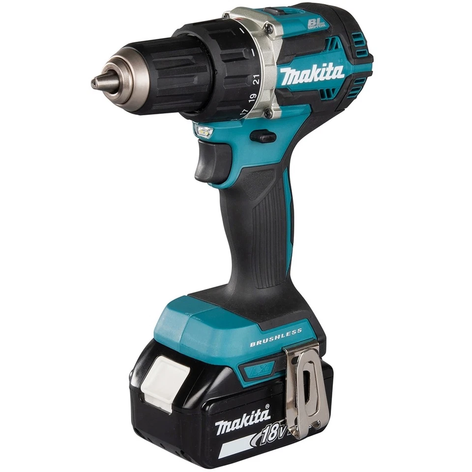 Makita Akku Bohrschrauber DDF484RT3J 3x 5,0 Ah Akkus Li-Ion + Ladegerät DC18RC - Bild 3 von 4