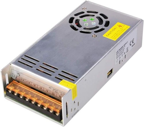 ALIMENTATORE STABILIZZATORE TRASFORMATORE STABILIZZATO 24V 50A 600w LED TRIMMER - Foto 2 di 5