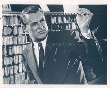 1968 Nbc Television Cary Grant Charade Monday Night Movie Vintage Photo 7x9