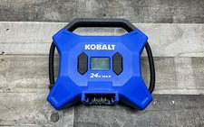 KOBALT K24HP 24 VOLT CORDLESS HIGH-PRESSURE INFLATOR WITH ALL TIPS NO BATTERY