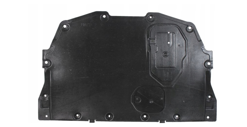 Plaque couvercle Mazda 2 de 2015 anti-projection pour protéger le carter d'huile des débris