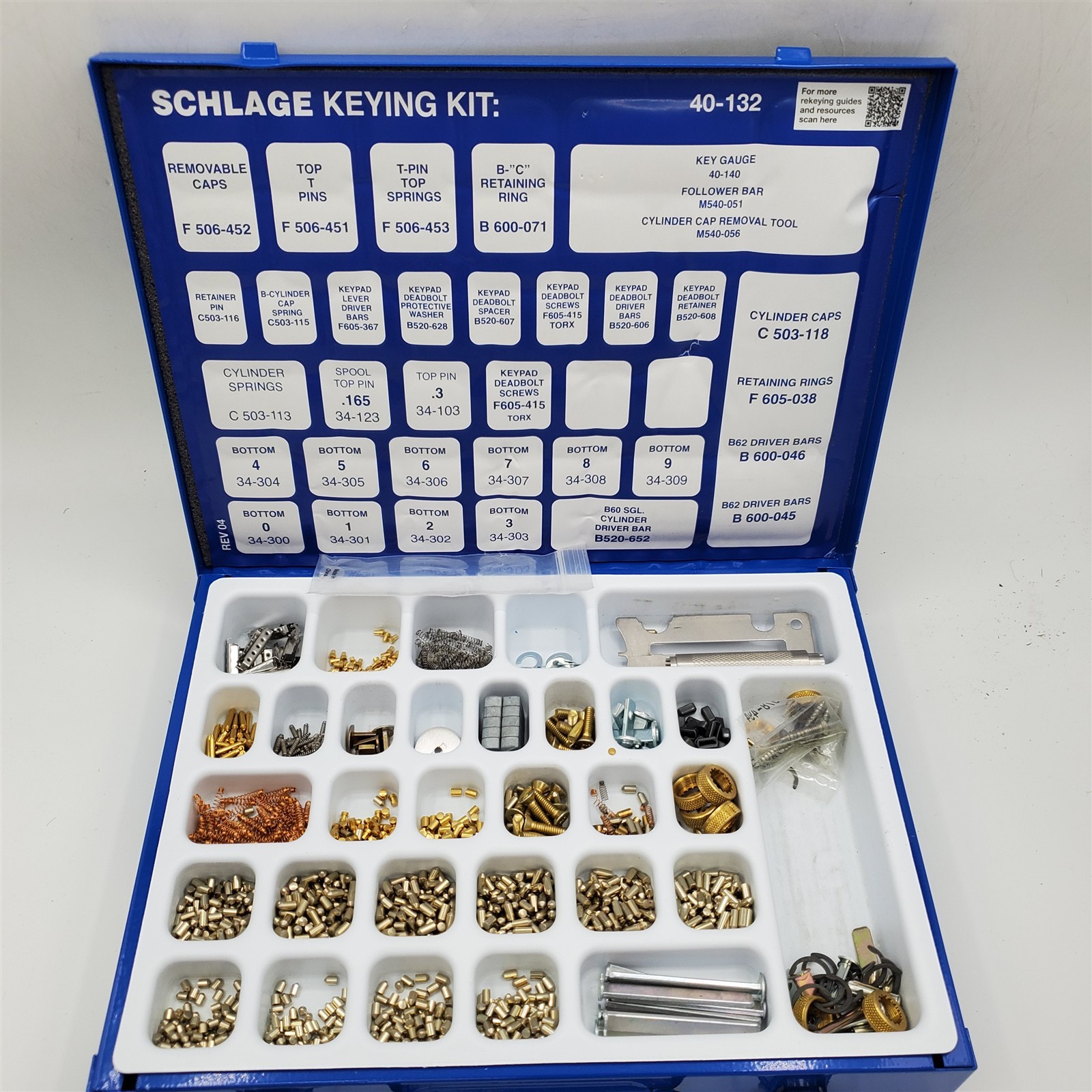 Schlage 40-132 Retail Key Kit