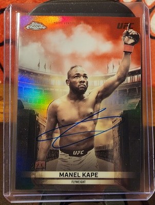 2026 Topps Chrome UFC Vanquisher Ink /5 Auto Manel Kape 2/5