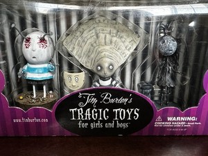Figurine Tim Burton Dark Horse - Stick Boy & Tragic Toys Match Girl, Scellée
