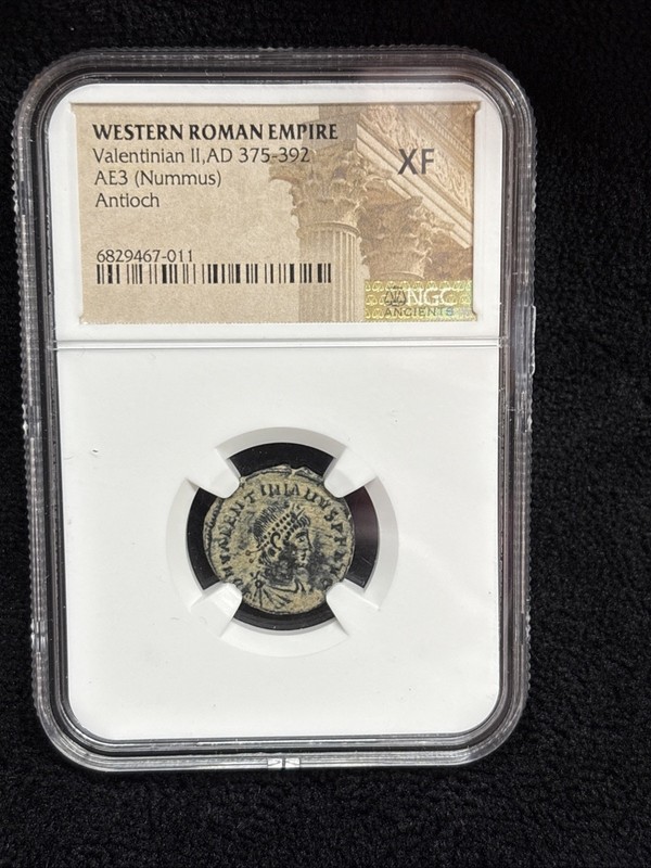 Western Roman Empire, Valentinian II AE3  