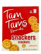 3 PK - Manischewitz Tam Tam Rounds Snack Crackers 10.3 oz