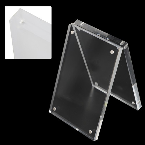 Bilderrahmen Acryl Transparent Schreibtisch Aufsteller Doppelseitig Magnetisch - Bild 5 von 65