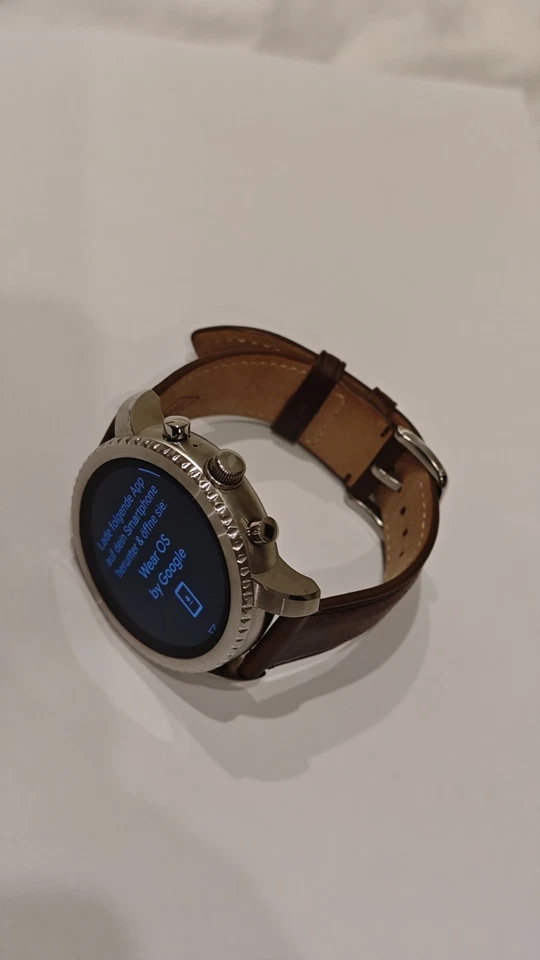 Fossil Smart Watch Q Explorist 3.Gen Leder Armband Braun - Sehr guter Zustand - Bild 4 von 4