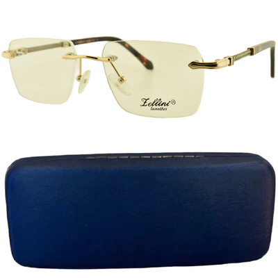 NEW!! ZELLINI LUNETTES 25641 C1 Gold/Tortoiseshell Optical Frame Eyeglasses