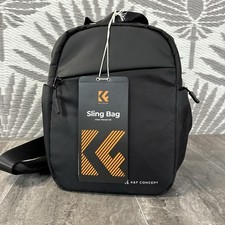 K F Concept Urban Wander Q8 Sling Bag Black Camera Crossbody Backpack 5L