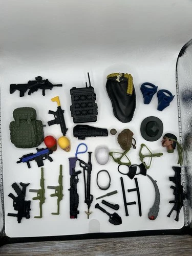 1/12 Scale GIJoe Classified Weapons & Accessories Lot Of 33 Pieces 1/12 Scale