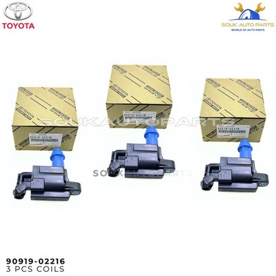 3x Original Toyota Lexus 1JZ 2JZ Ge Garantie Vvt-I Zündspule Satz 90919-02216