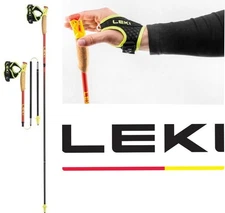 LEKI Ultratrail FX ONE superlite trail run carbon poles shark frame strap 105 cm