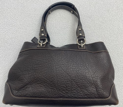 Borsa a tracolla Coach Penelope in pelle marrone ciottolato 14425 - Foto 6 di 17