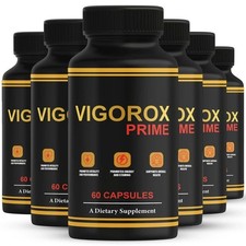 (6 Pack ) Vigorox Prime Max Male Performance Supplement, VigoroxPrime Capsules