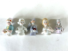 Choose from 4 Half Dolls 2” Tall Colorful Vintage Excellent (H)