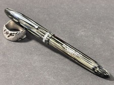 Sheaffer — Feather Touch 500 Grey Striated Vac-Fil Restored (BFP757) — fountain pen for sale on Nibfolio — photo 2
