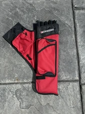 Bohning Red Target Archery Quiver with Bow Storage Pockets
