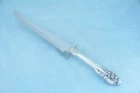 Wallace Grande Baroque Sterling 13-3/4" HH Carving Knife Stainless Blade No Mono