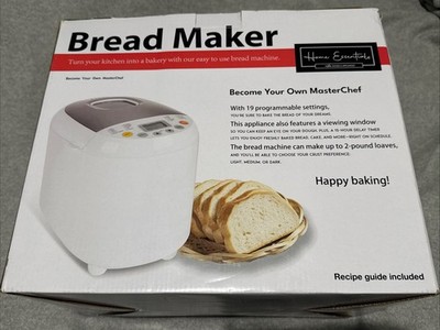 Brand New Bread Maker Home Essentials 19 Programmable Settings Up To 2 Lb Loaf￼