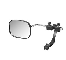 Wohnwagen-Spiegel Flachglas 410 x 140 x 190 mm universal schwarz