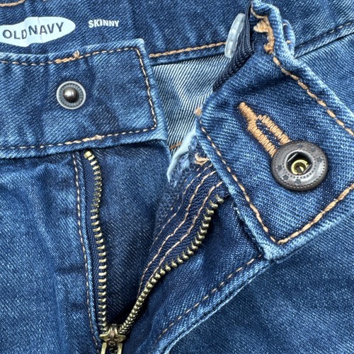 Old Navy Size 8 Boys Jeans Skinny Fit Straight Leg Blue Denim Medium Wash EUC - Picture 5 of 9