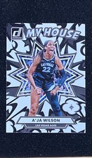 2025 Donruss WNBA A'JA WILSON LAS VEGAS ACES #5 MY HOUSE INSERT CARD