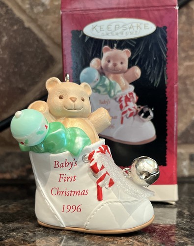 BABYS ERSTE WEIHNACHTEN Jahr 1996 PUNZE ANDENKEN geformt von Patricia Andrew’s - Bild 5 von 7