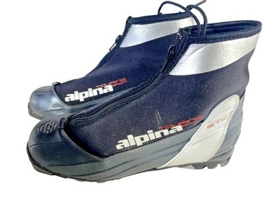 Alpina ST10 Classic Nordic Cross Country Ski Boots Size EU38 US6 for NNN 2905