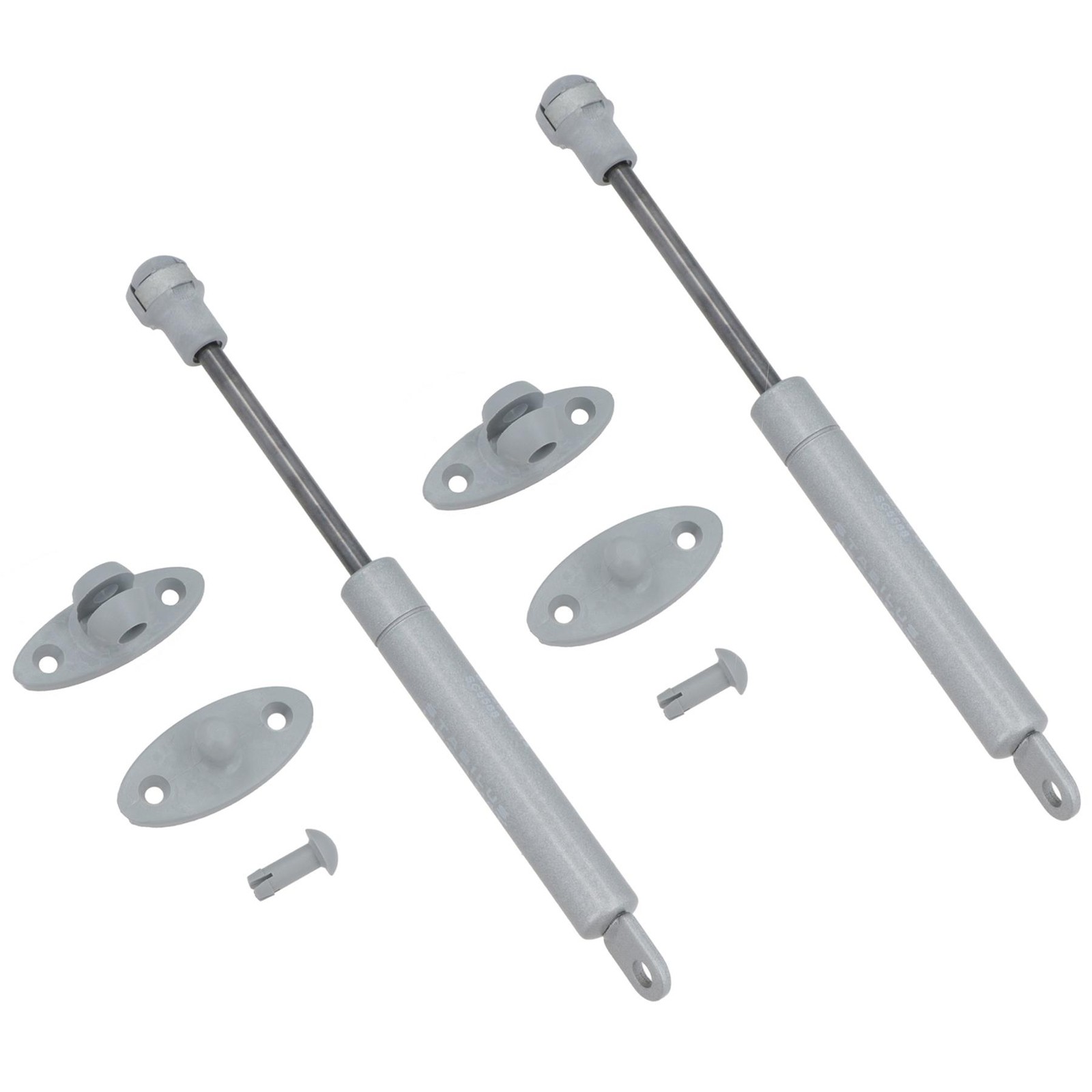 Gas Strut For Caravan Motorhome Cupboard 140 N Force With Hinge Bracket 2pc