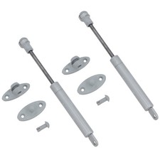 Gas Strut For Caravan Motorhome Cupboard 140 N Force With Hinge Bracket 2pc