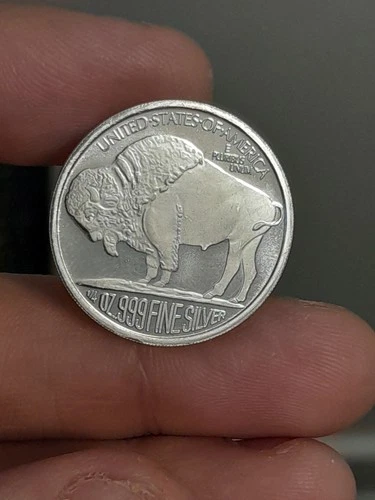 1/4 oz Silver Round - Buffalo