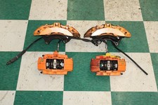 15-19 Corvette Orange Z06 Front Rear Lh Rh Brake Calipers Set 4x Oem Factory Wty