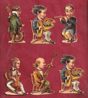 12 Very Rare Chromo Decoupis Concert Of Magnificent Classical Musicians.