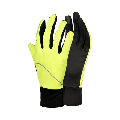 Odlo Unisex intensity safety light gloves Handschuhe Schwarz NEU
