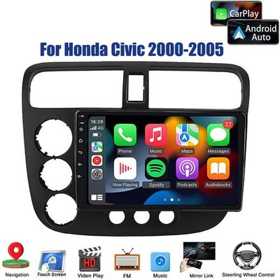 ANDROID 11.0 CAR STEREO RADIO PLAYER FM RDS MP5 PLAYER FOR HONDA CIVIC 2000-2005